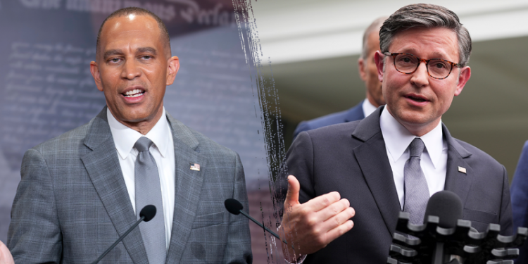 Four Republicans buck Mike Johnson to join Hakeem Jeffries’ Obamacare push