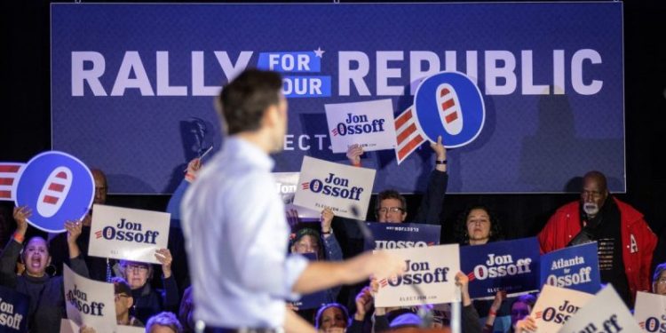 Vulnerable Dem senator slammed for requiring photo ID at rally, but not to vote