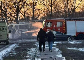Russia kills 12 Ukrainian miners in deadly bus attack hours after peace talks postponed